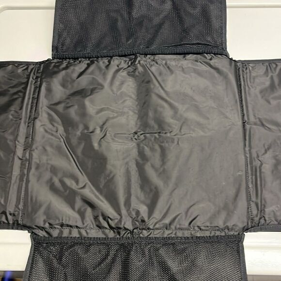 Kate Spade Black Nylon Infant Roll Up Padded Changing Pad w/ Inside Mesh Pockets - Picture 6 of 8